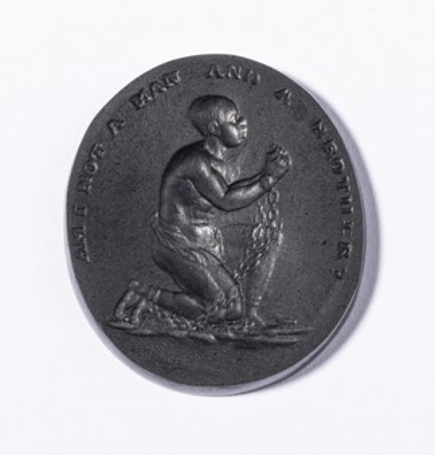 Josiah Wedgewood's abolitionist seal "Am I not a Man and a Brother?"