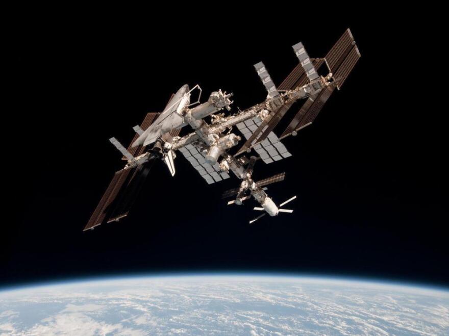 In June, the International Space Station had a near miss with some debris.