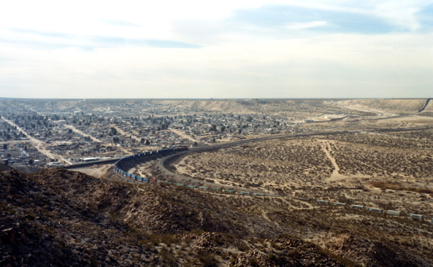 Train from Cristo Rey, Sunland Park, N.M., 2010
