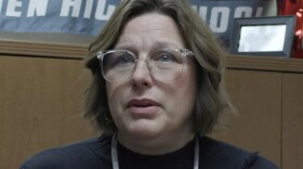 Cathleen DeMeyer, principal of Goshen High School, is shown in her office in this undated photo. Goshen Community Schools announced Dec. 22, 2025, that DeMeyer is retiring and will not return after winter break.