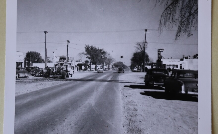 Photo of Five Mile Road from 1954.