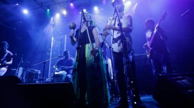 Bogota-based band Curupira performing on stage. (Courtesy of BOmm)