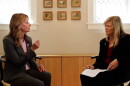 Democratic candidate for Ohio governor Amy Acton in an interview with Karen Kasler for "The State of Ohio" on Sept. 8, 2026.