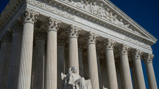 The Supreme Court building in Washington on Monday, May 18, 2026.