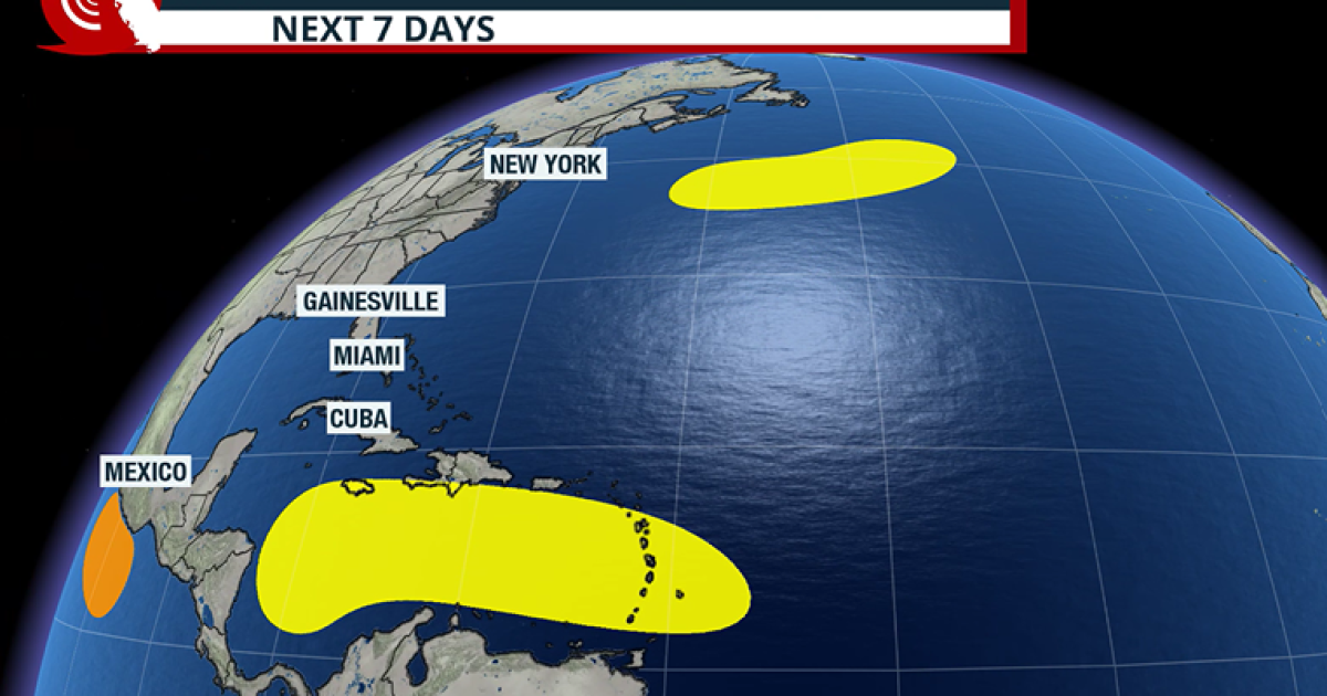 National Hurricane Center highlights two areas to watch in Atlantic ...