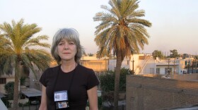 Anne Garrels on location in Iraq in 2006