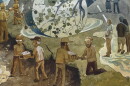an illustration of people helping one another
