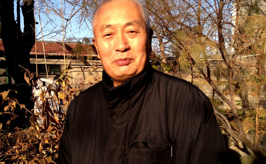 Chen Xiaolu is one of the most high-profile former Red Guards to publicly apologize for the attacks against his teachers. "Looking back on it, I believe their human rights and dignity were trampled upon," says Chen, shown here in the courtyard of his Beijing residence.