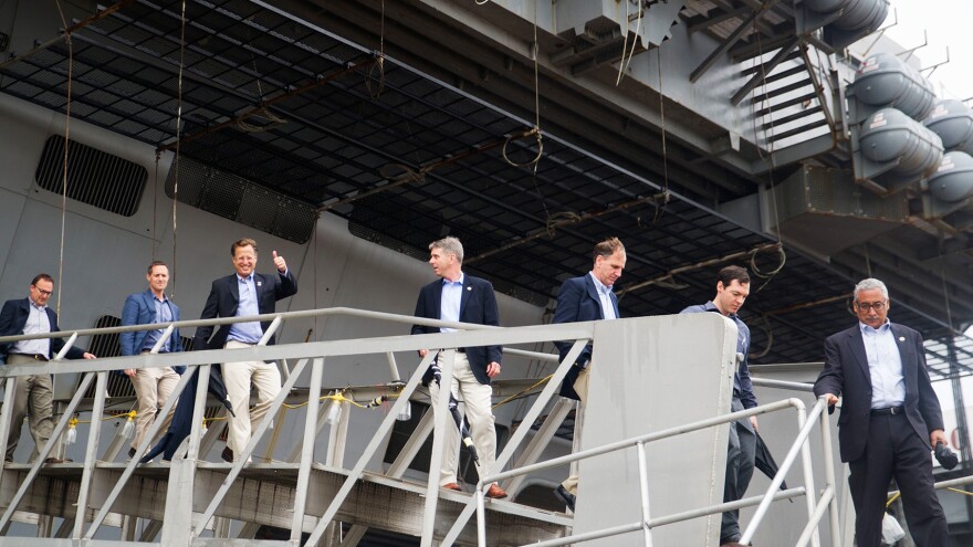 Congressional delegation visits USS Washington in Norfolk. May 5, 2017. Department of Defense