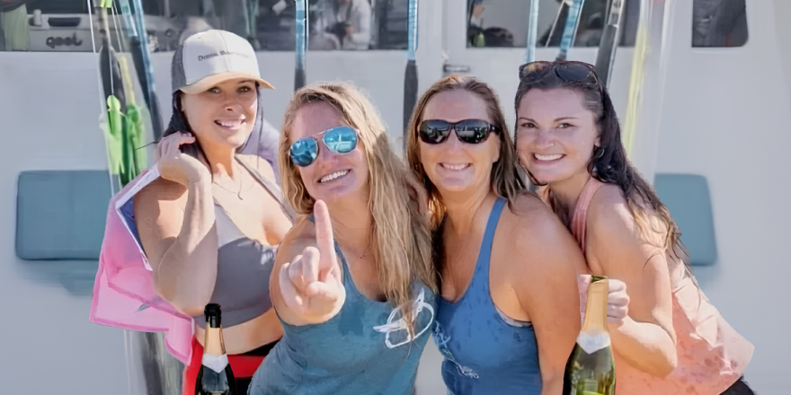  Women offshore fishing in 2025 Tuna and Tiaras Tournament 