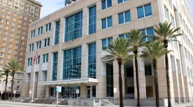 The Sam M. Gibbons United States Courthouse is located at 801 North Florida Ave., in Tampa, Fla, on January 22, 2023. (Brooke Johnson/Fresh Take Florida)