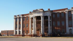 Abandoned buildings are pictured at the site of Griffin Memorial Hospital in Norman on Jan. 30, 2024.