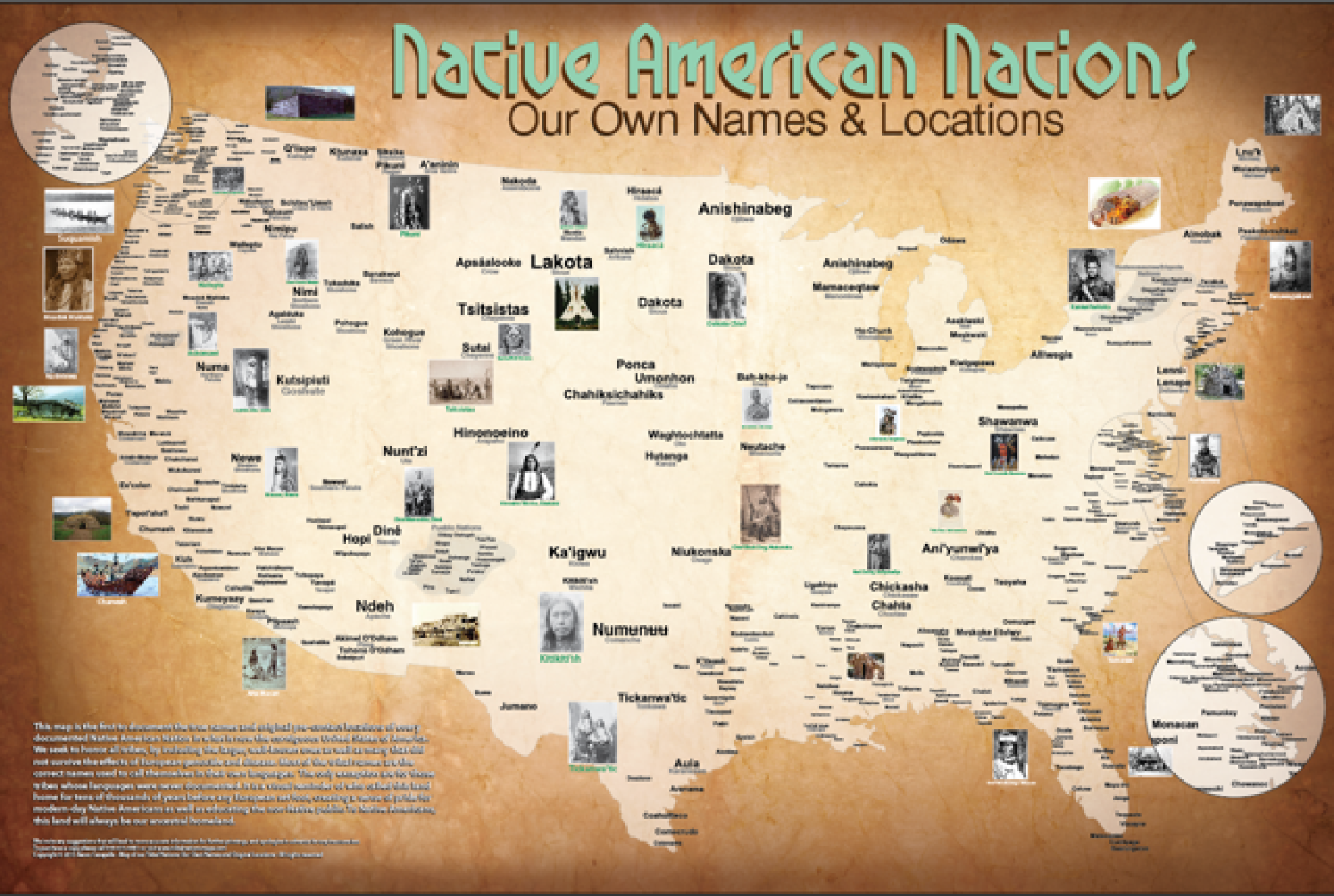 Cherokee Makes A Living Map Showing PreContact Native America KGOU