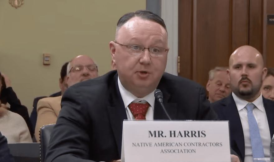 Haven Harris testifies to the U.S. House Committee on Natural Resources Feb. 3, 2026.