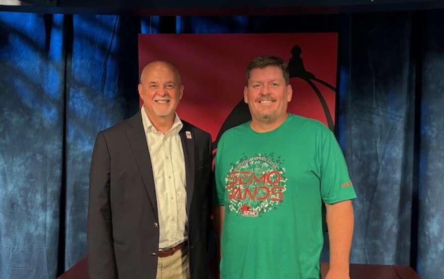 Dan Woods and Dr. Jim Daughters