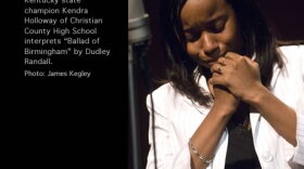Culture Moment: Kendra Holloway of Christian County High School was Poetry Out Loud's 2006 Kentucky state champion.