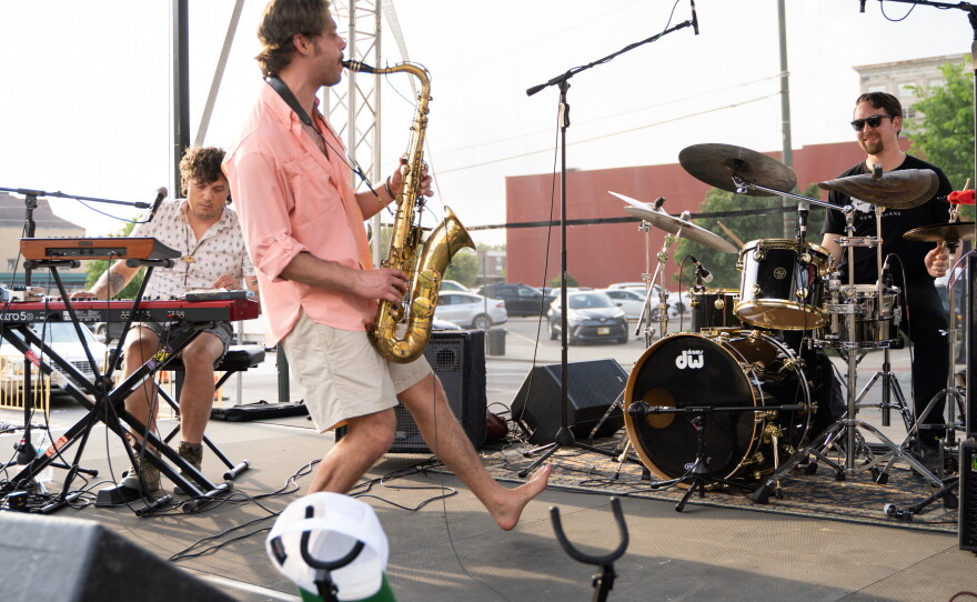 Tree No Leaves performs at IndieCraft on Friday, May 19, 2023 in Springfield, Ohio (Ruthie Herman for WYSO)