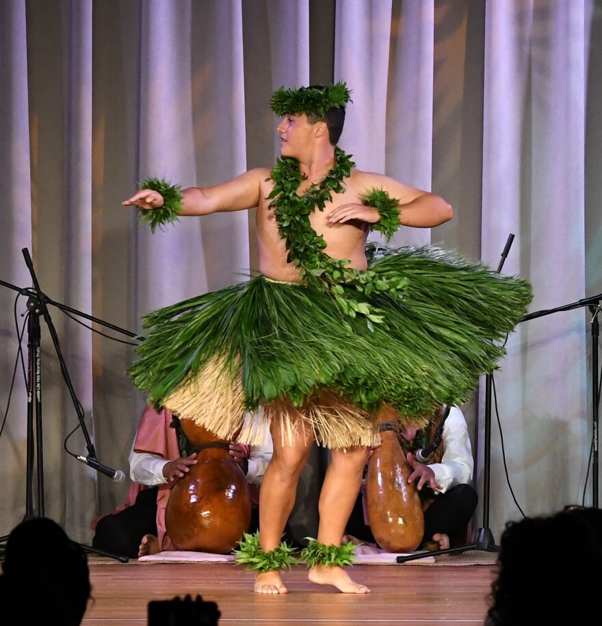 2019 Master Hula o nā Keiki Overall Winner Marcus William Kamakanamakamaeokeakua Nichols