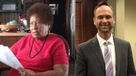 Former U.S. Surgeon General Joycelyn Elders and Arkansas Surgeon General Greg Bledsoe.