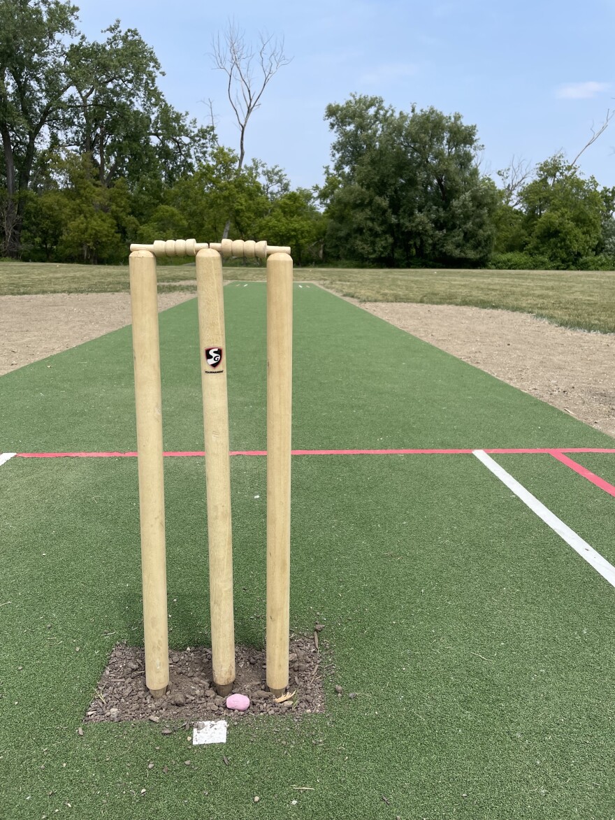 an external shot of a cricket wicket