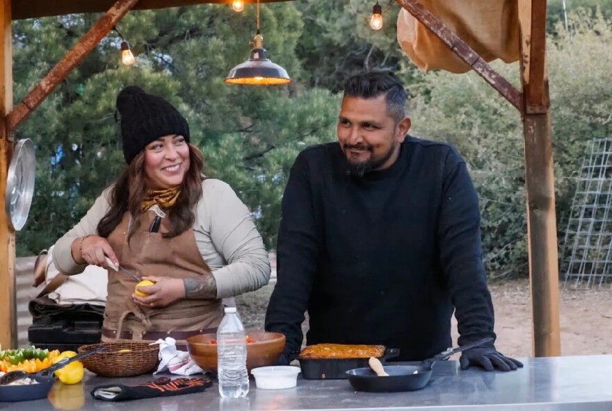 San Antonio's Grecia and Esaul Ramos compete on Food Network's "Pitmasters" television show.