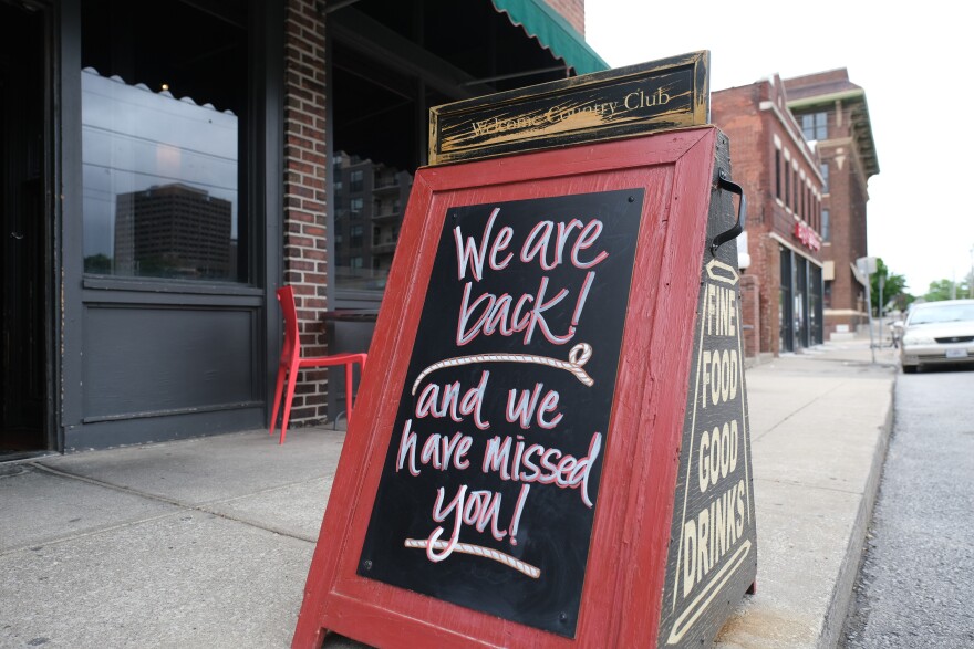 Harry's Country Club opened its doors Friday for the first time since St. Patrick's Day.