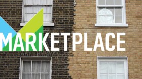 Marketplace logo and getrified building