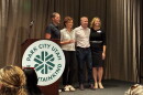 Abode employees receive the Park City Green Business award.