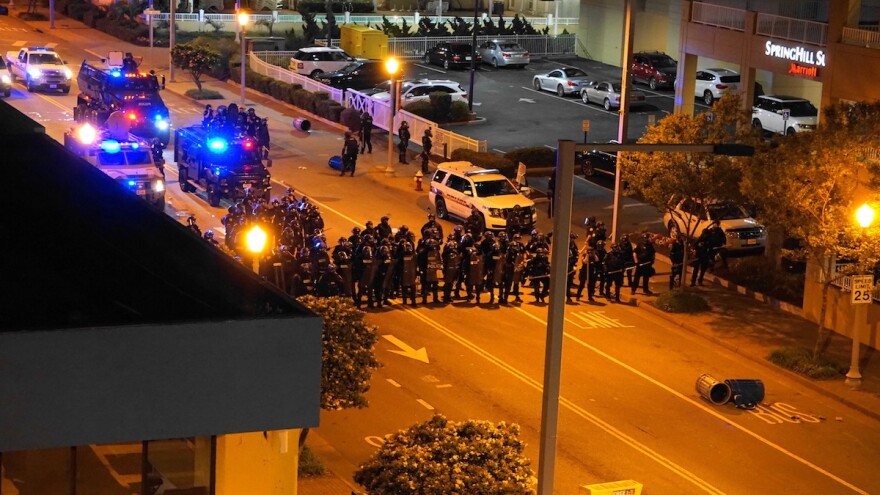 MRAP and police in Virginia Beach