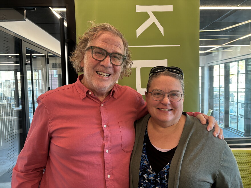 Jim Whitney (left) and Monika Guendner (right)