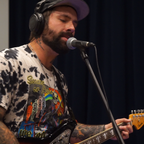 Shining Nothing performing live in WNIJ's Studio A