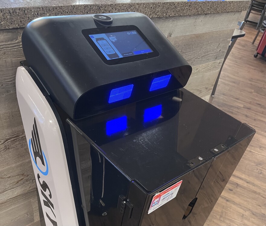 A robot that uses artificial intelligence in Billings.