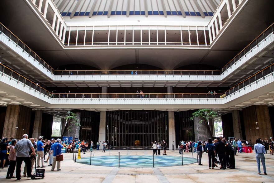 The rotunda on opening day (Jan. 21, 2026).