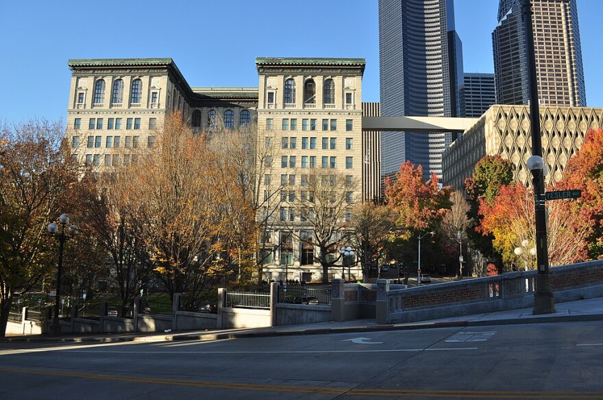 The King County District Court in Seattle. Judge Susan Mahoney served as presiding judge from March 2020 to February 2022 in Burien in the King County District Court’s south division and is up for reelection this year.