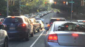 Rush hour on the south Charlotte roads
