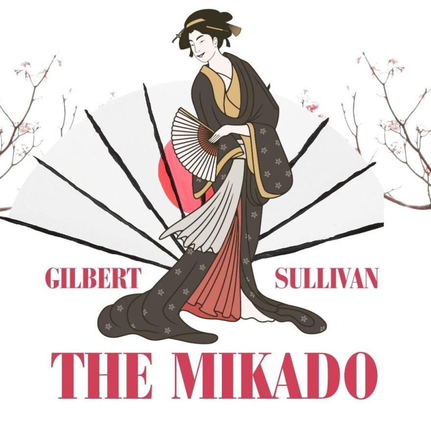 Opera Naples Poster for "The Mikado"