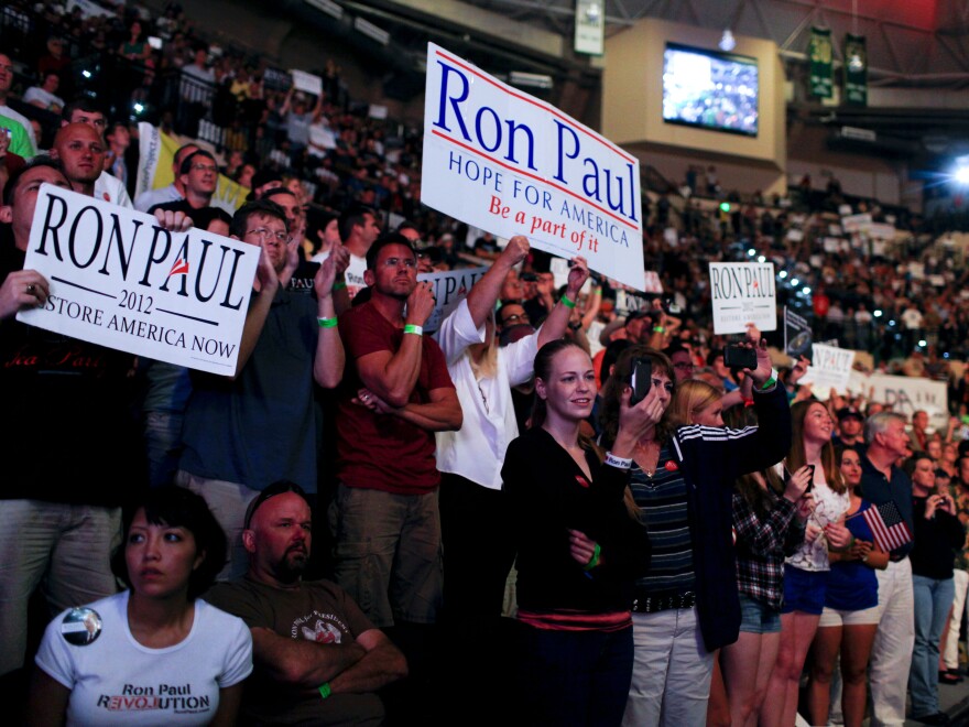 Rep. Ron Paul's thousands of fans were very vocal Sunday in Tampa.