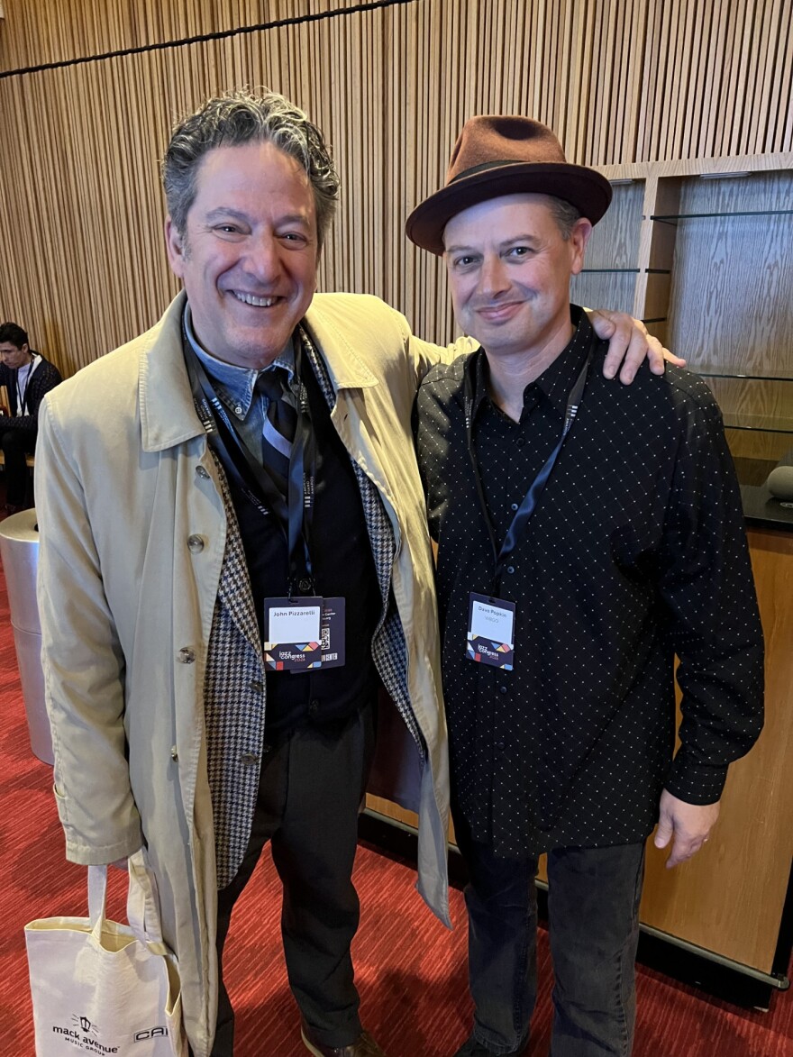 John Pizzarelli and Dave Popkin at 2026 Jazz Congress