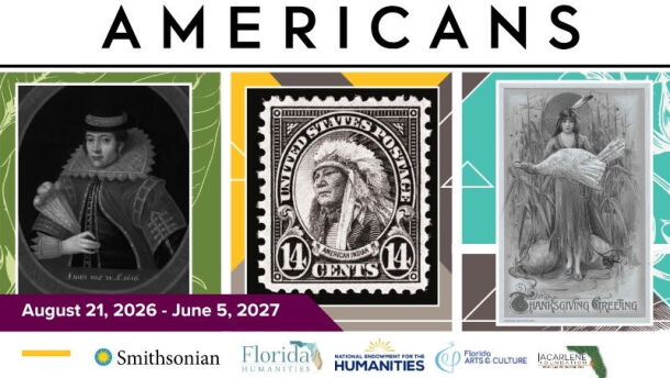 Smithsonian Institution and Florida Humanities Poster for 'Americans' exhibit.