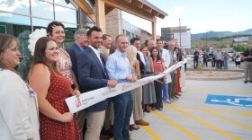The ribbon cutting ceremony at the Park City hospital's new cancer center 