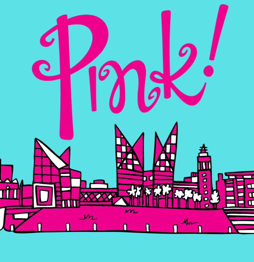 “Pink!” logo