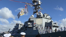 The USS Frank E. Petersen Jr. returns to its homeport of Joint Base Pearl Harbor-Hickam, Hawaiʻi on Sept. 28, 2026.