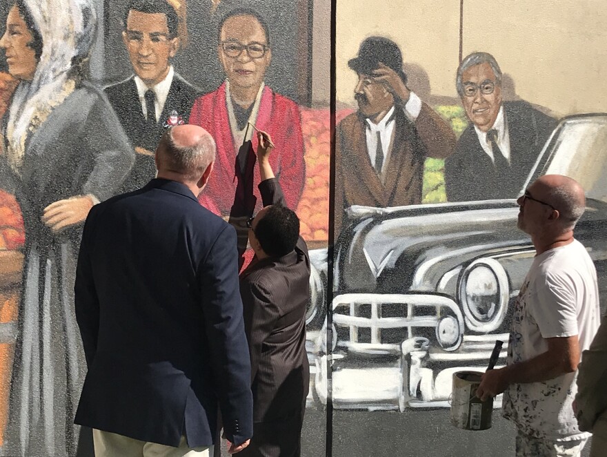 Troy Mural