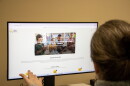 Pre-K 4 SA Innovation Coordinator Sarah Heinrich demonstrates how to use the new EarlyConnectSA search tool to find quality childcare providers with availability.