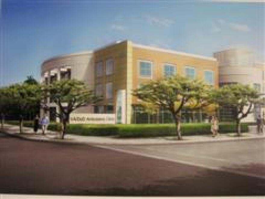 Artist's rendering of new Monterey VA/DOD Clinic.