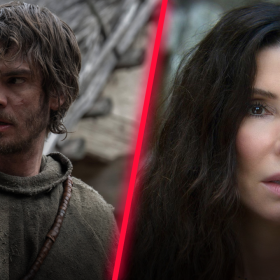 Andrew Garfield in The Uprising and Sandra Bullock in Practical Magic 2