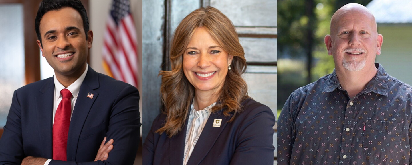 Ohio governor candidates Republican Vivek Ramaswamy, Democrat Dr. Amy Acton and Libertarian Don Kissick answer "Sound of Ideas" host Stephanie Haney's questions about what Ohioans want to know leading up to the 2026 gubernatorial election.