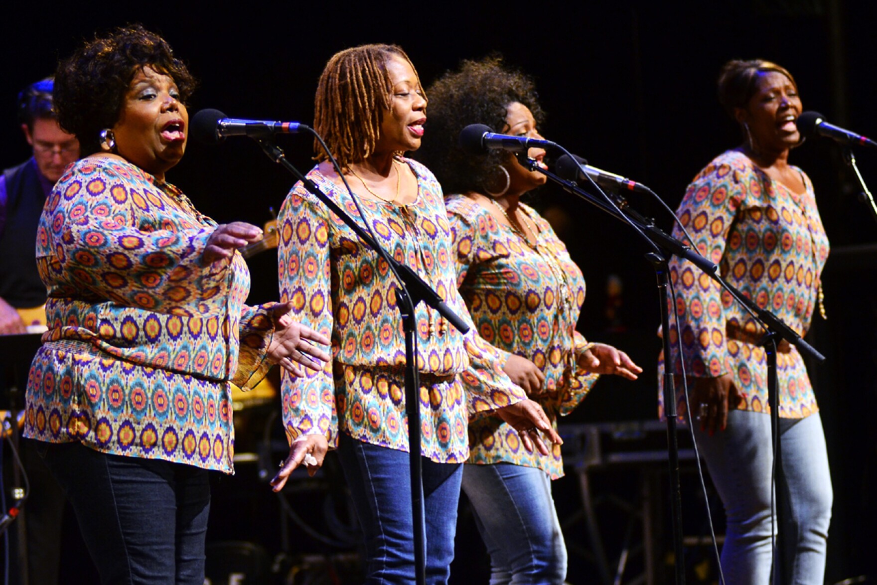 The McCrary Sisters singing on Mountain Stage in Bristol, TN