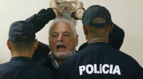 Former Panamanian President Ricardo Martinelli at a pre-trial hearing in Panama this week.