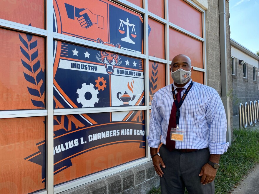 Julius Chambers High Principal Erik Turner.